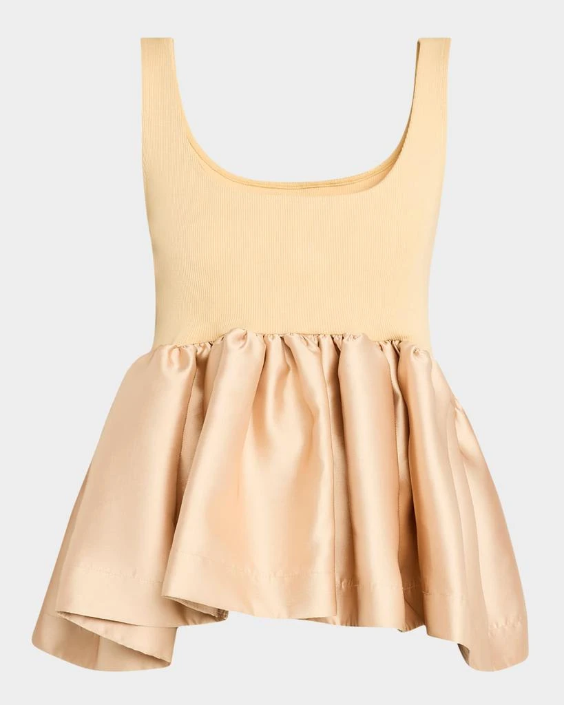 Marques Almeida Combo Peplum Tank Top 1