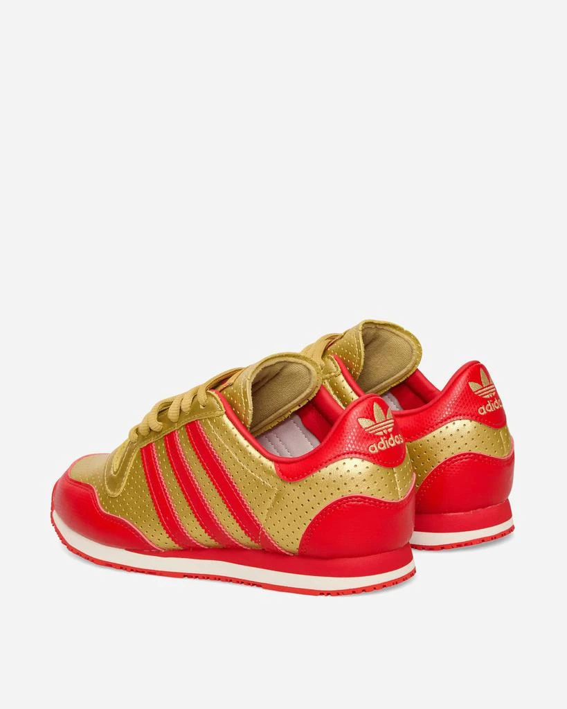 Adidas Galaxy OG Sneakers Gold Metal / Red / Off White 4