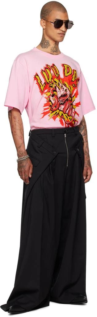 LU'U DAN Pink Graphic T-Shirt 5