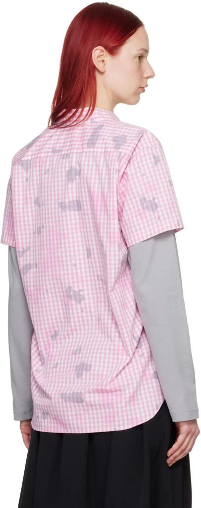 Comme des Garcons Pink Gingham Shirt 3