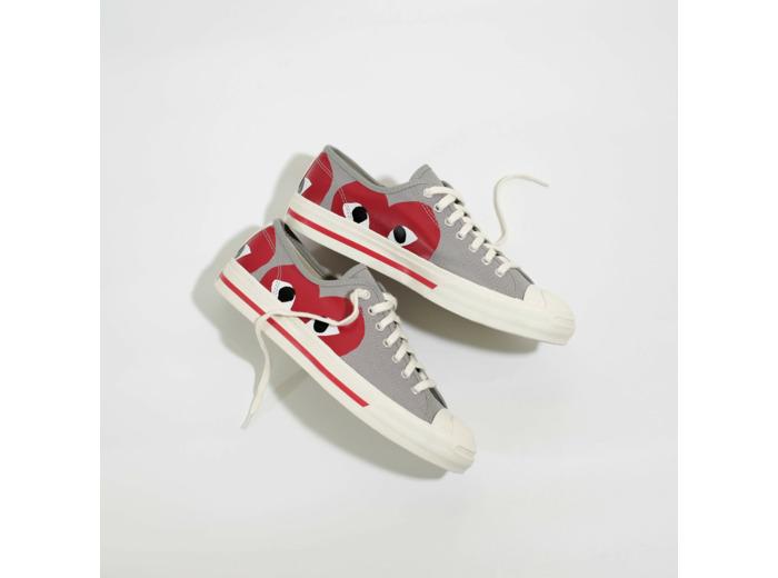Converse Jack Purcell Cdg Ox Drizzle/Egret/Red