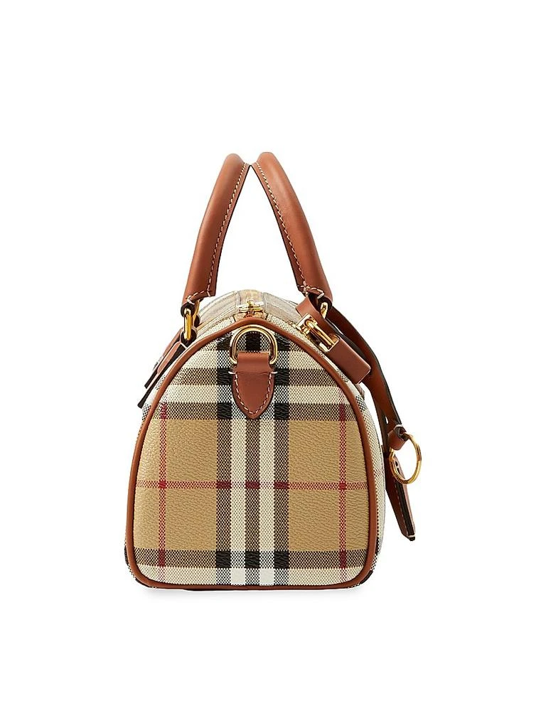 Burberry Mini Check Bowling Bag 5