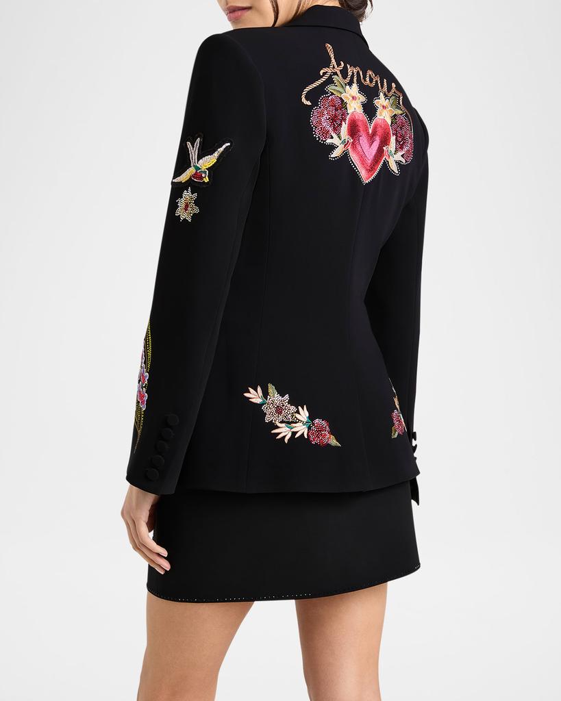 Cinq a Sept Cheyenne Embroidered Western Amour Blazer