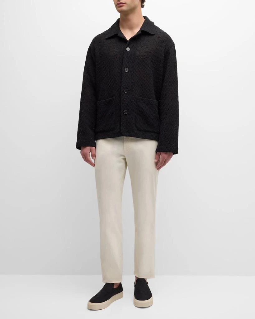 FRAME Men's Crochet Button-Front Jacket 2