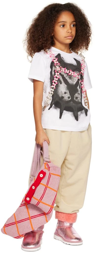 Kids Worldwide SSENSE Exclusive Kids Off-White Rose Lounge Pants 4