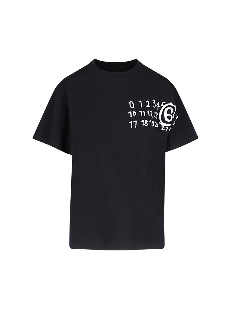 MM6 Maison Margiela★Numeric Logo T-shirt MM6 numeric Logo T-shirt - T-Shirts - Compare Prices from 2+