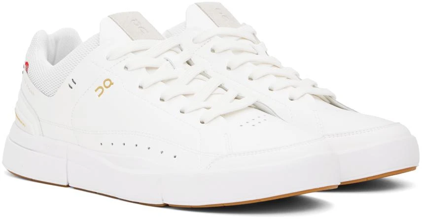On White 'THE ROGER Centre Court' Sneakers 4