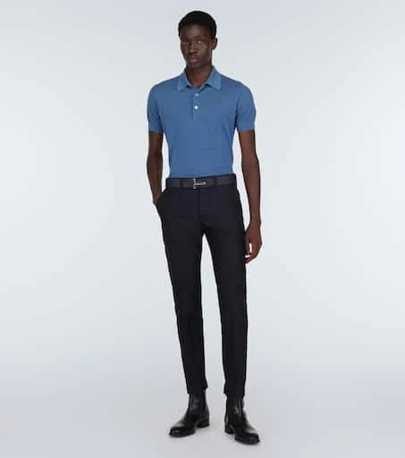 Tom Ford Cotton and silk polo shirt 2