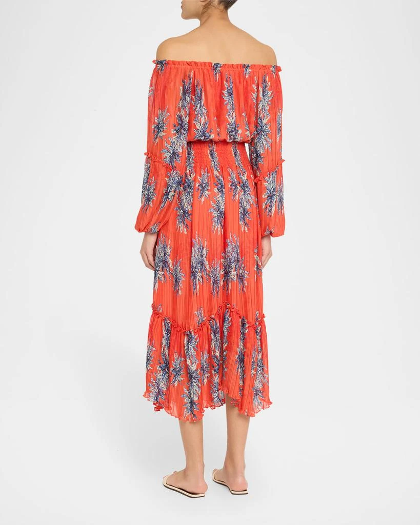 Ramy Brook Alyce Off-Shoulder Midi Dress 3
