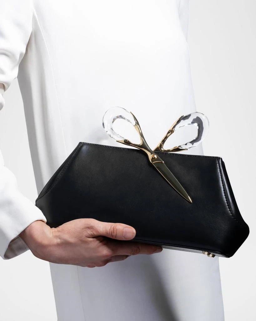 Alexis Bittar The Scissor Leather Clutch Bag 4