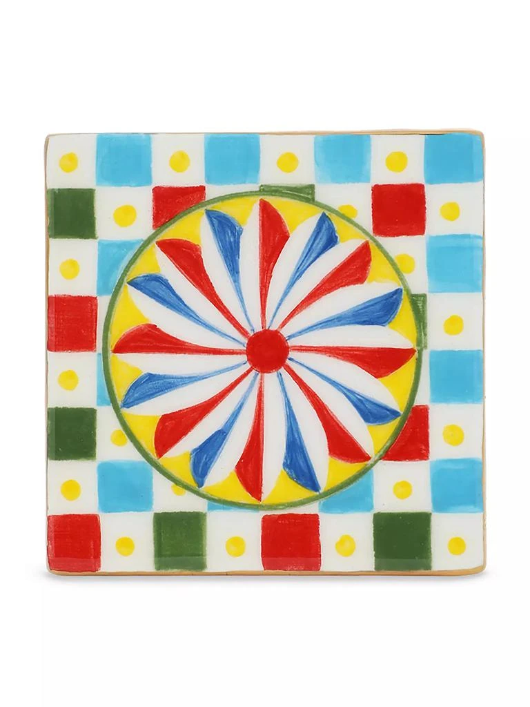 Dolce & Gabbana Carretto Ceramic Coaster 1