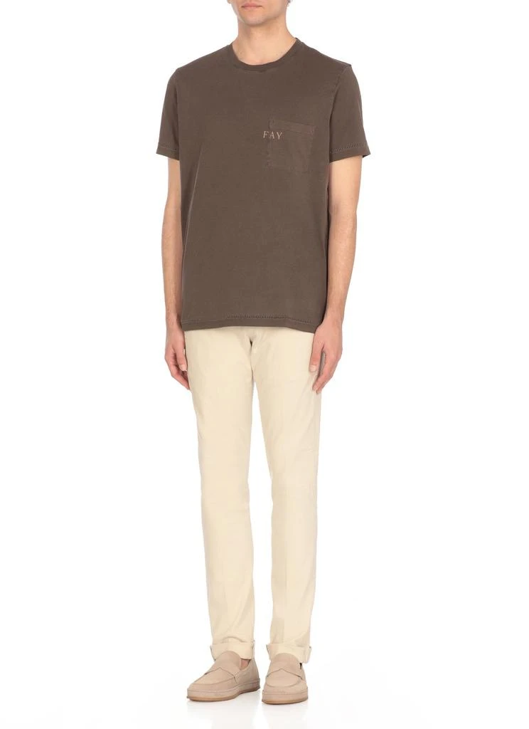 FAY Fay Pocket Crew Neck T-Shirt 4