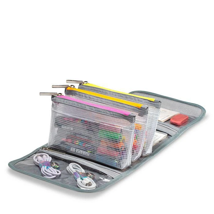 Mumi Multi Colored Pouches with Carrying Case, Set of 6 4