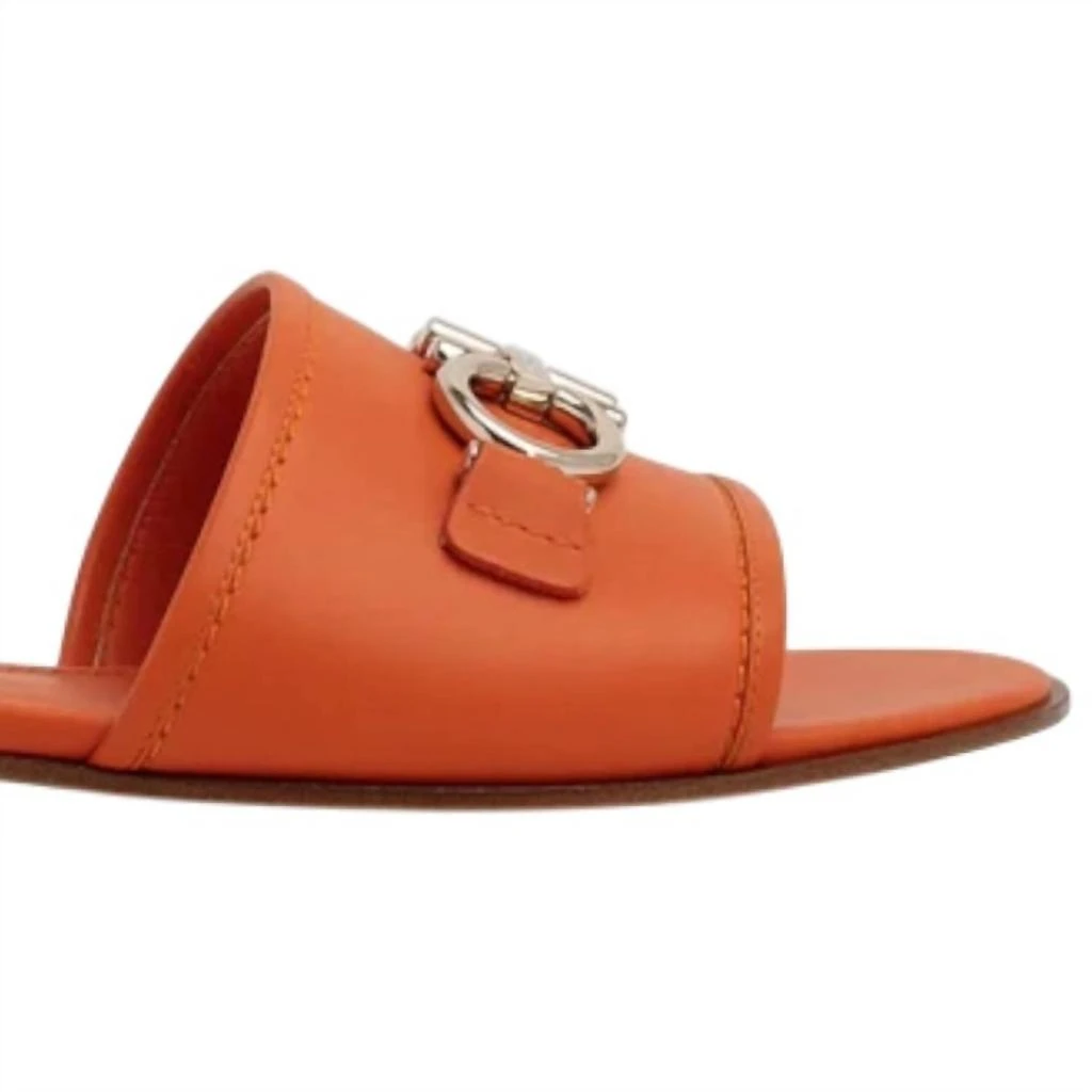 Salvatore Ferragamo Women
s Rhodes Slide Sandals In Orange 2