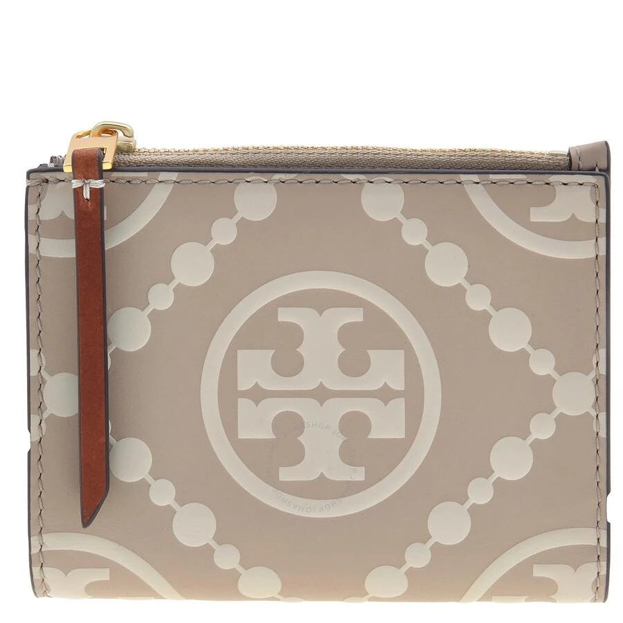 Tory Burch Monogram Contrast Bi-Fold Leather Wallet 1