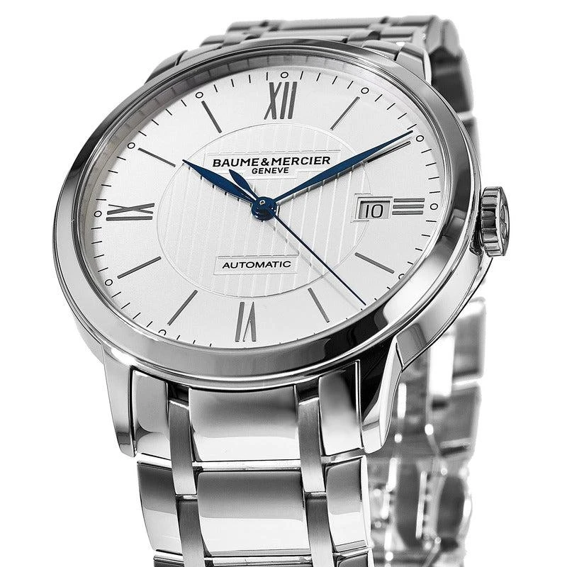 Baume & Mercier Classima Automatic Silver Dial Steel Men's Watch 10215 2