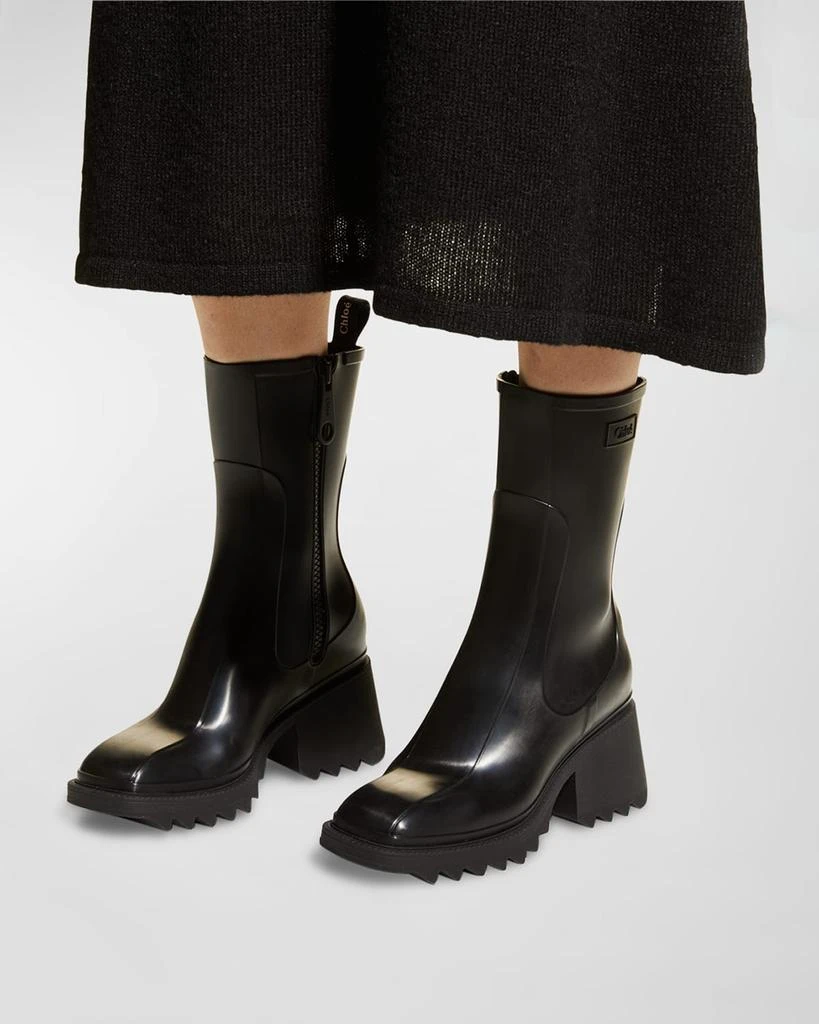 Chloe Betty Rubber Rain Booties 2