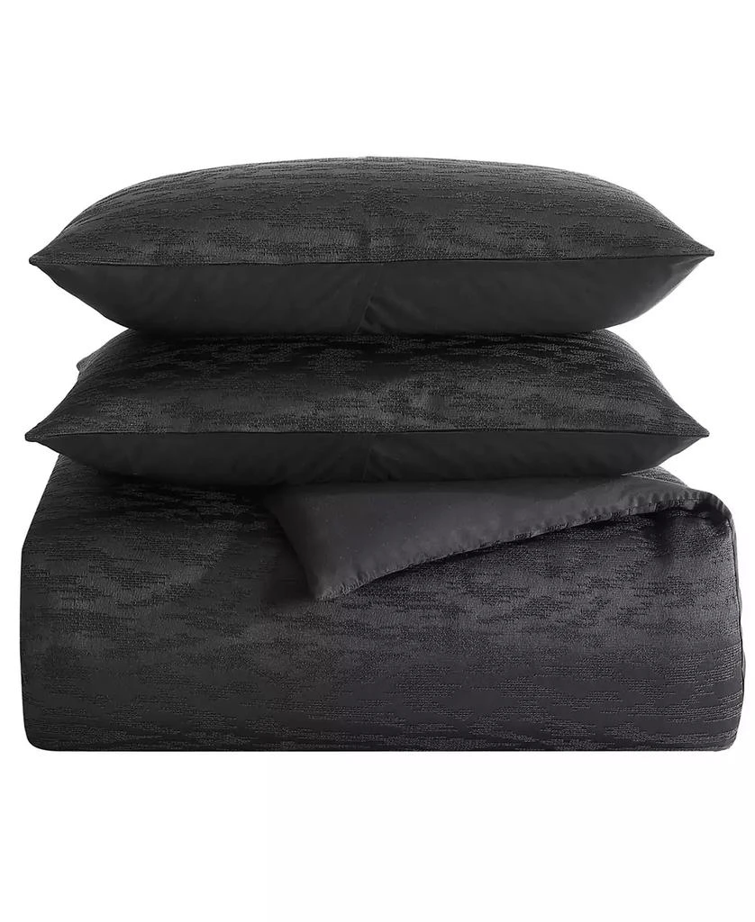 Vera Wang CLOSEOUT! Illusion Textured 3-Pc. Duvet Cover Set 18