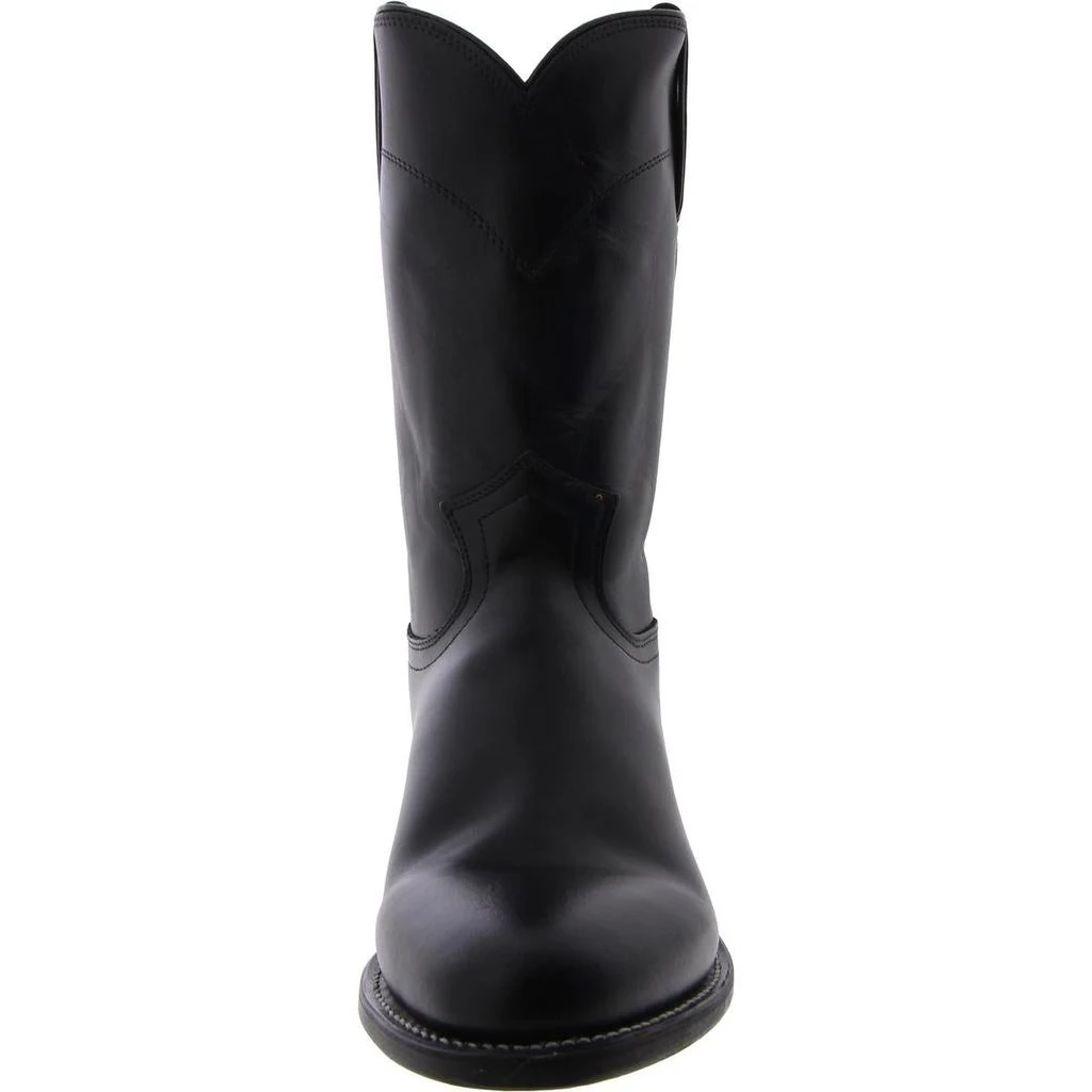 Justin Mens Leather Mid-Calf Cowboy, Western Boots 3
