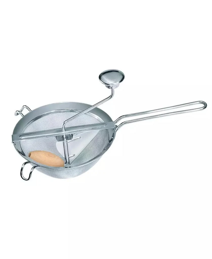 GEFU Stainless Steel Fine Mesh Berry Strainer Press 1