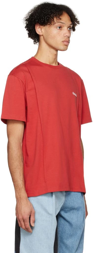 ADER error Red Fluic T-Shirt 2