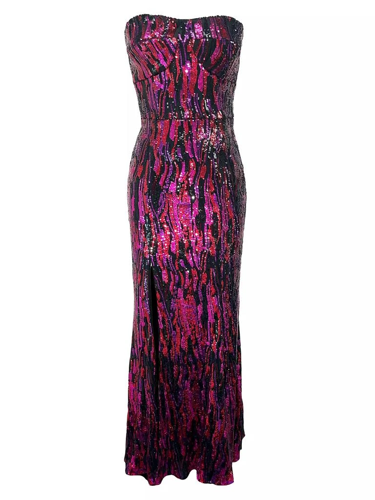 Dress The Population Nikita Sequin Tulle Mermaid Gown 1