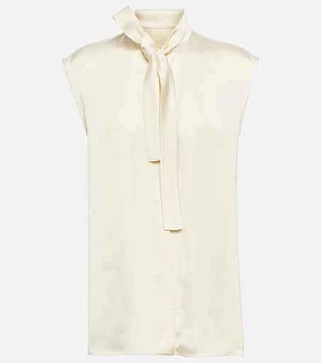 Jil Sander Satin sleeveless blouse 1