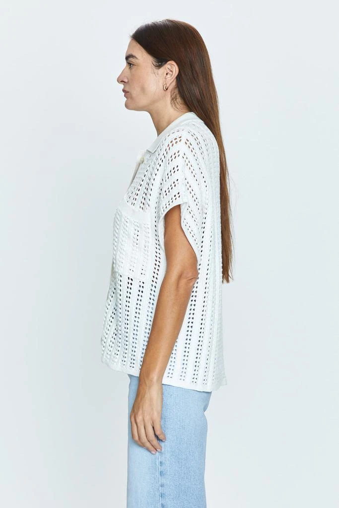 Pistola Denim Lola Crochet Shirt - Ecru 3