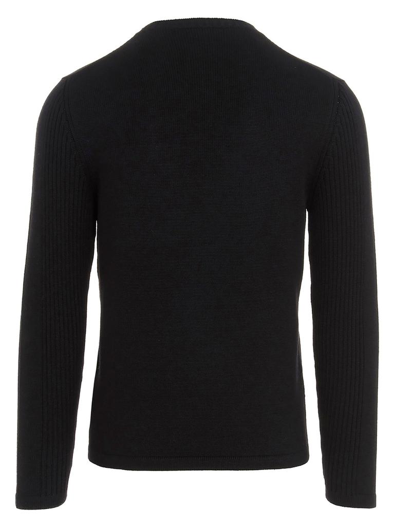 Prada Prada Logo Rib Knitted Jumper