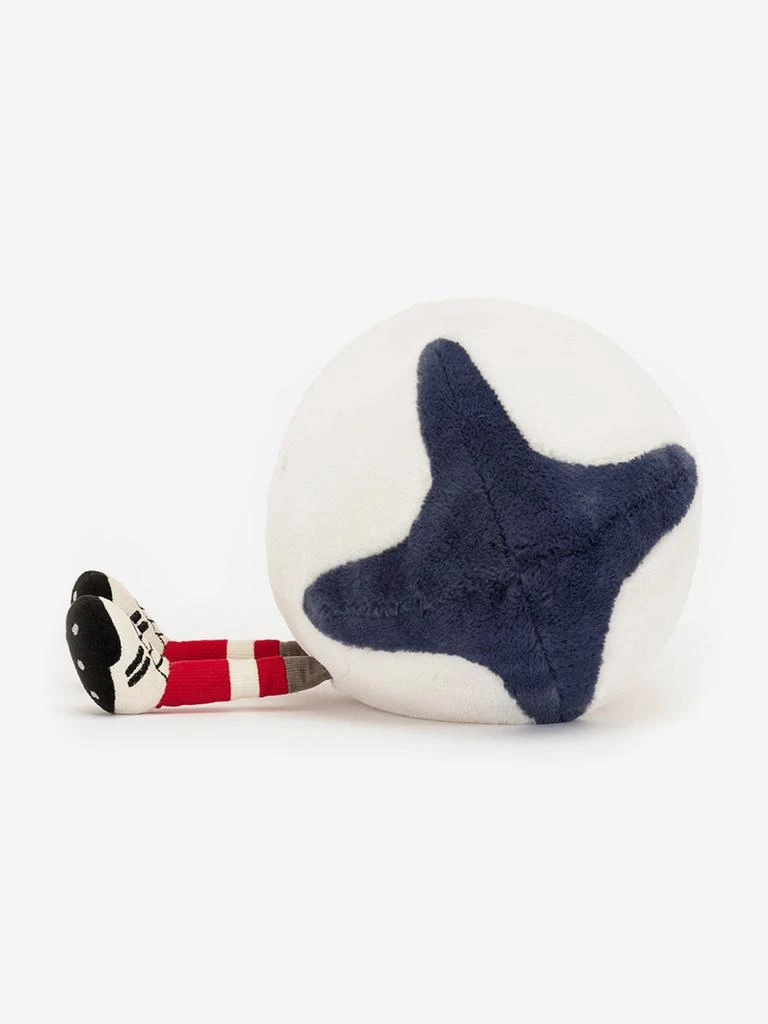 Jellycat Amuseables Sports Rugby Ball in White (29cm) 3
