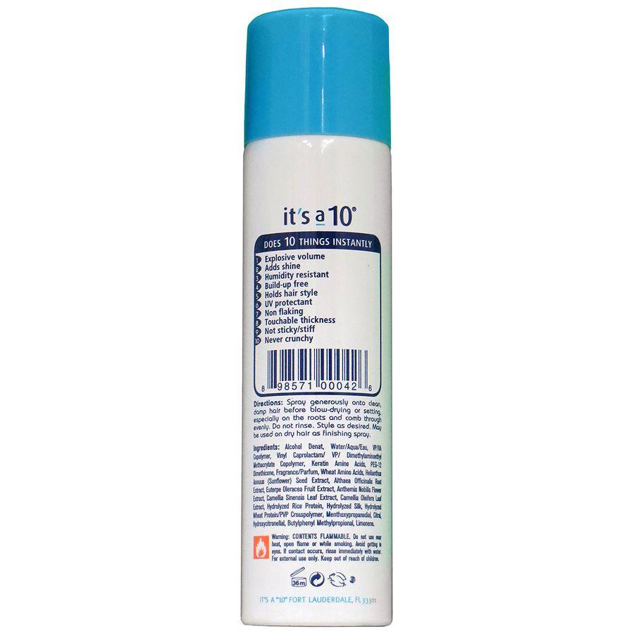 it's a 10 Miracle Blowdry Volumizer