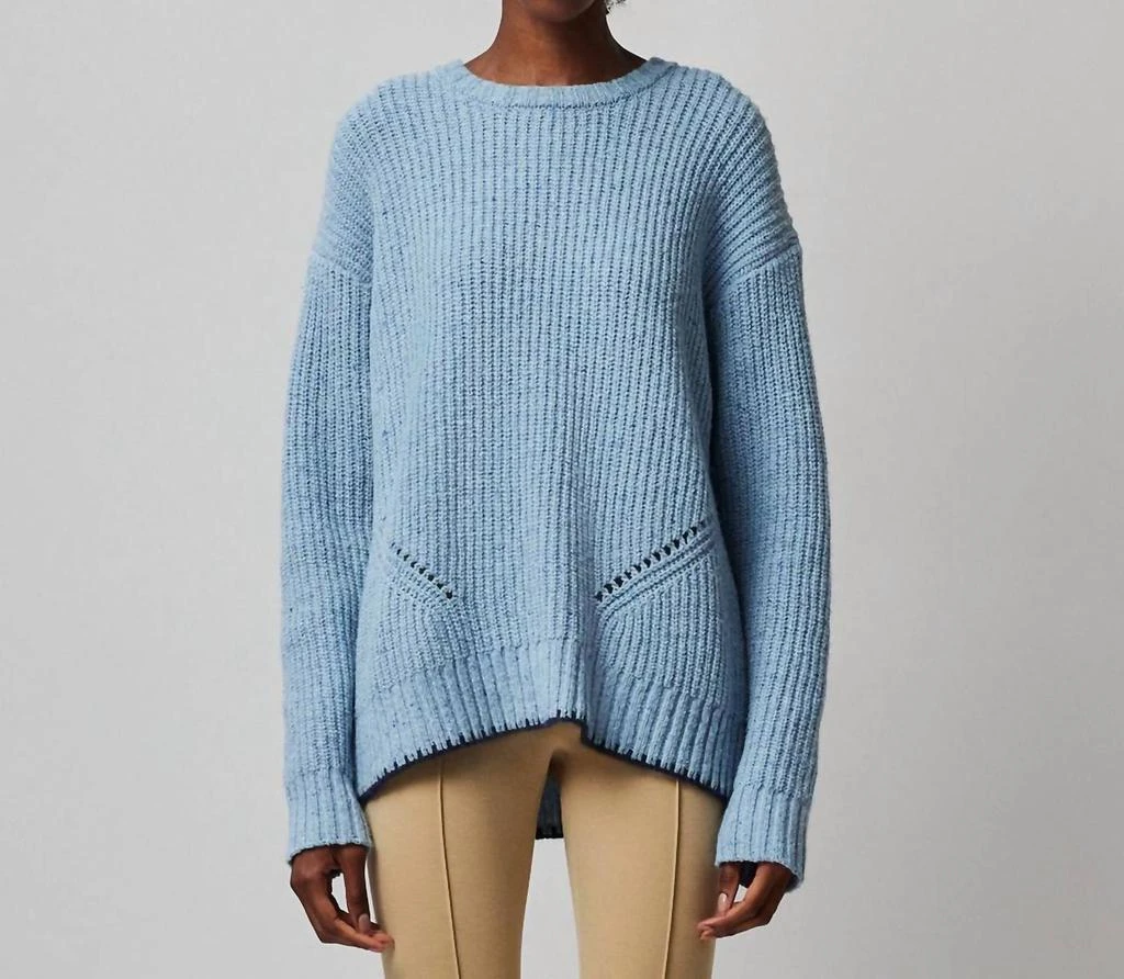ATM MERINO BLEND CREW NECK SWEATER 1