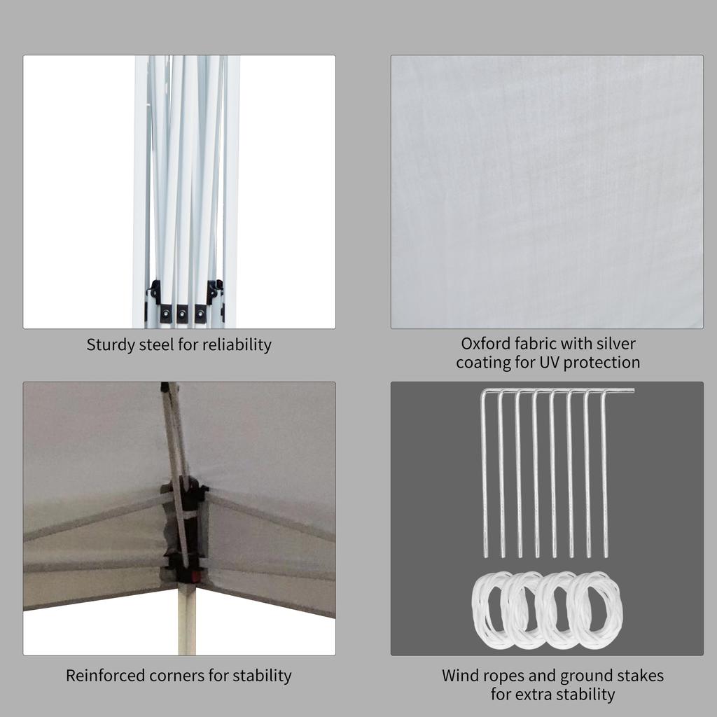 Streamdale Furniture Streamdale 13' x 13' Pop Up Canopy Tent