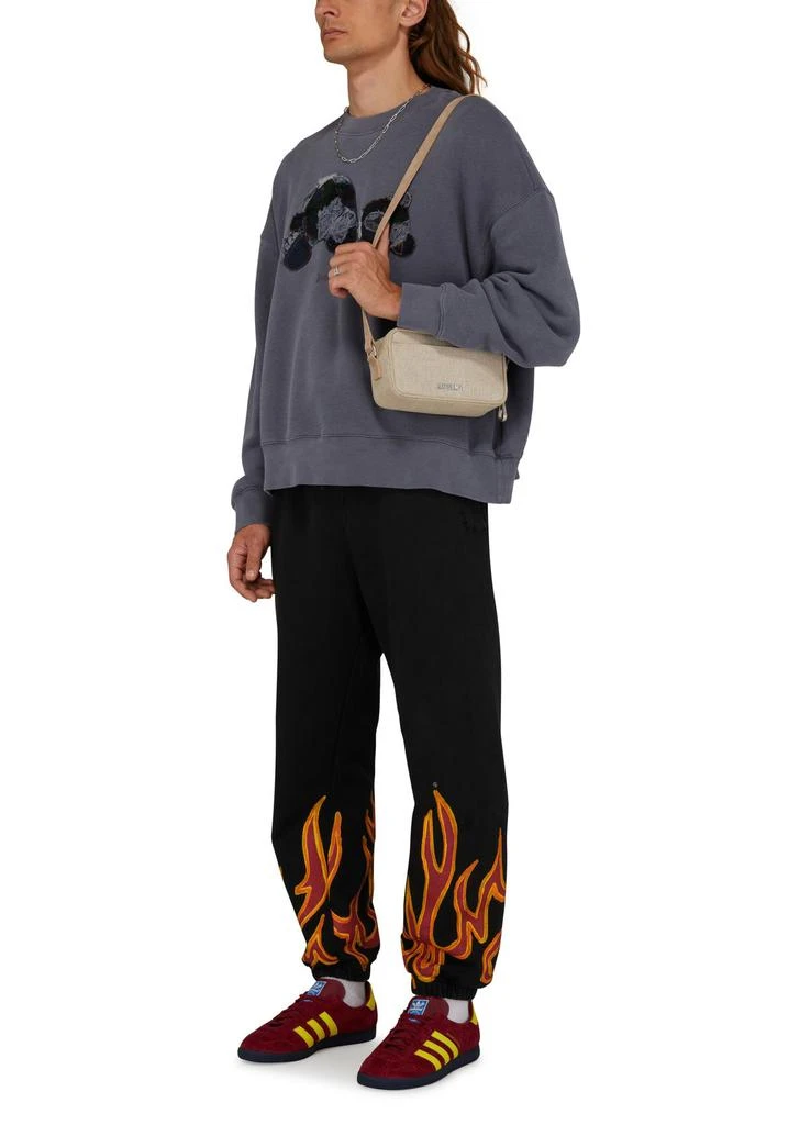Palm Angels Graffiti Flames sweat pants 6