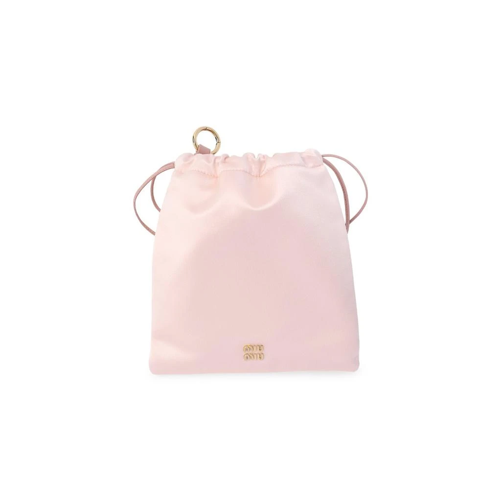 Miu Miu Miu Miu Logo Patch Makeup Bag 1