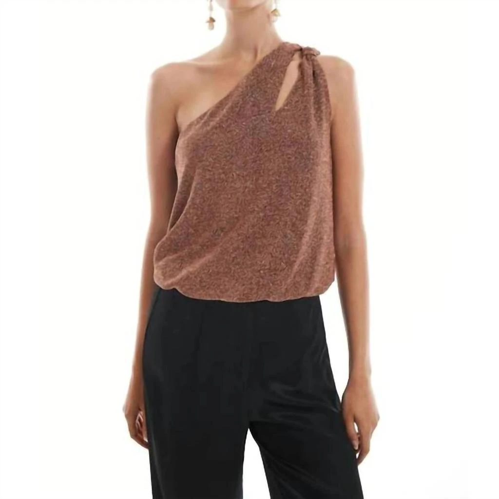 krisa Krisa - Tie One Shoulder Tank 1