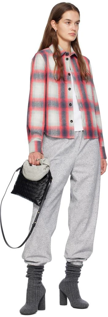 Bottega Veneta Silver Small Twisted Hoop Earrings 4