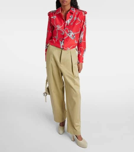 Burberry Printed silk shirt 2