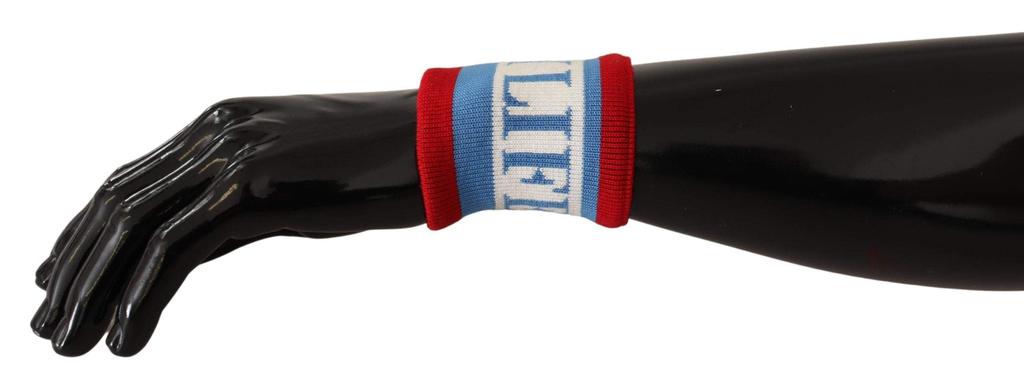 Dolce & Gabbana Dolce & Gabbana Multicolor King Of My Life Cashmere Wristband