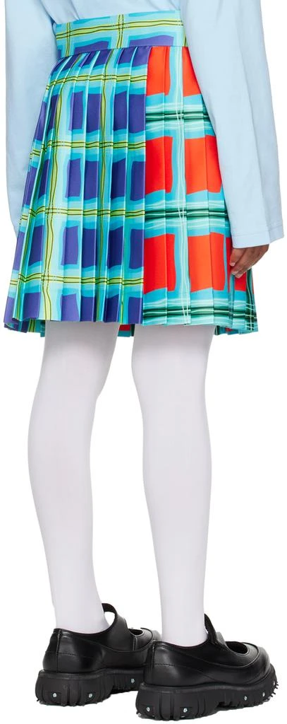 Charles Jeffrey Loverboy Kids Multicolor Check Skirt 3