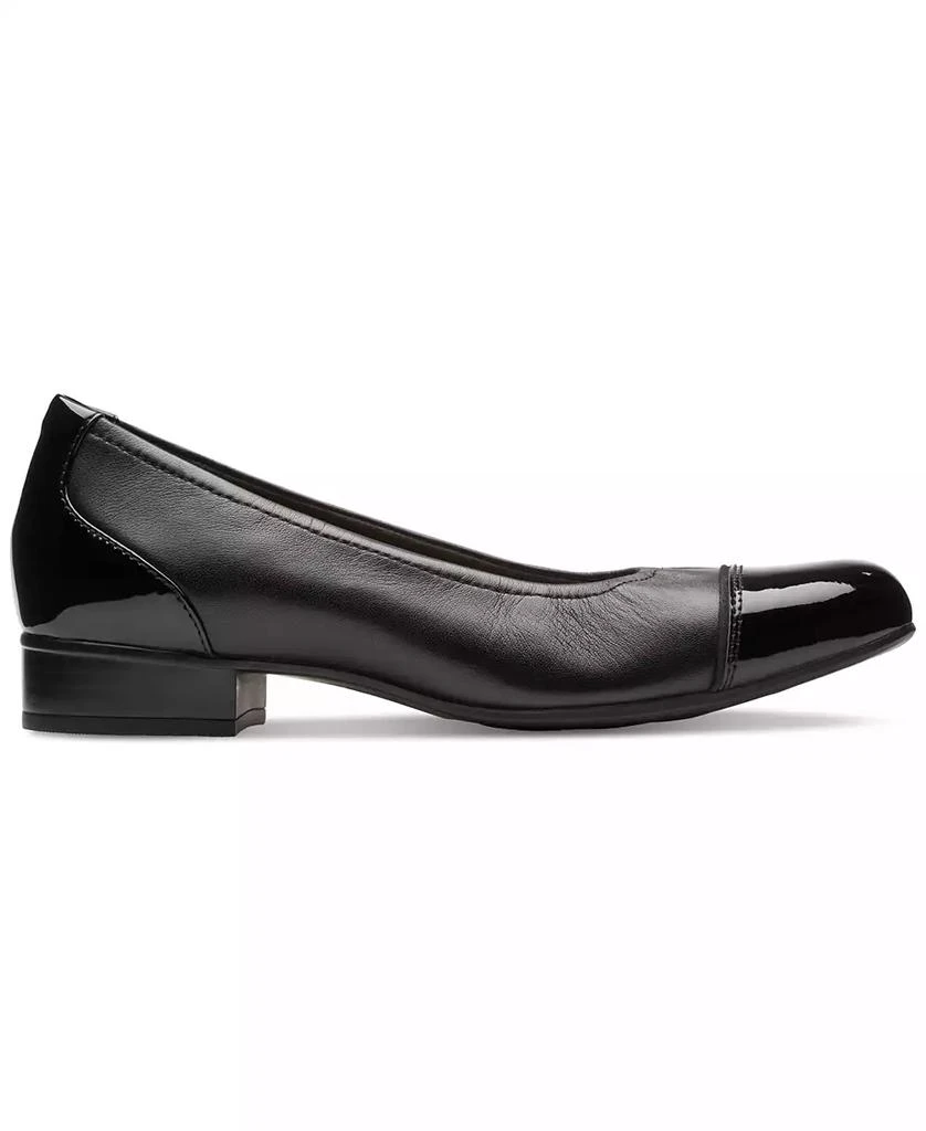 Clarks Women's Juliet Step Slip-On Cap-Toe Flats 6