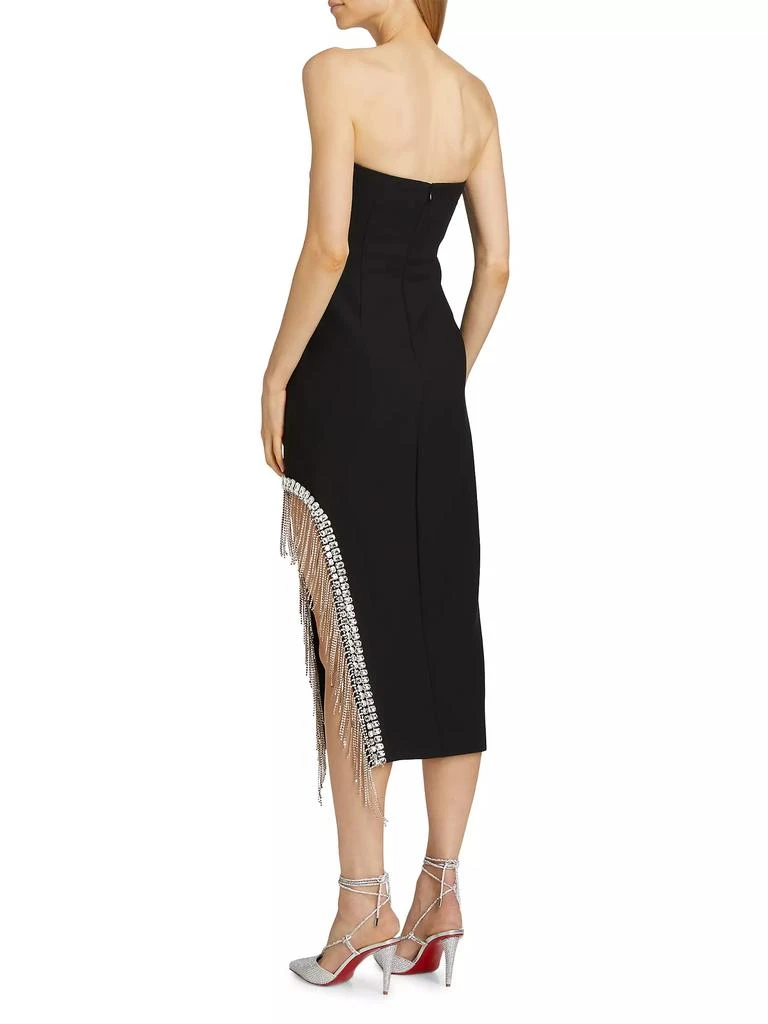 Cinq à Sept Sammy Fringed Rhinestone Dress 5