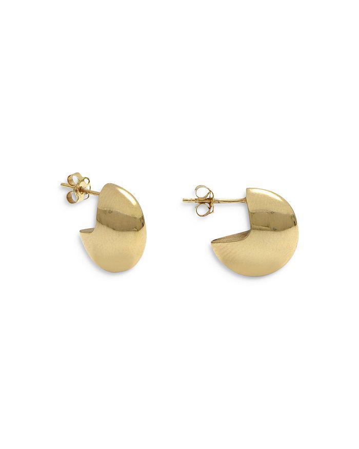 Bloomingdale's Fine Collection 14K Yellow Gold Open Disc Hoop Earrings