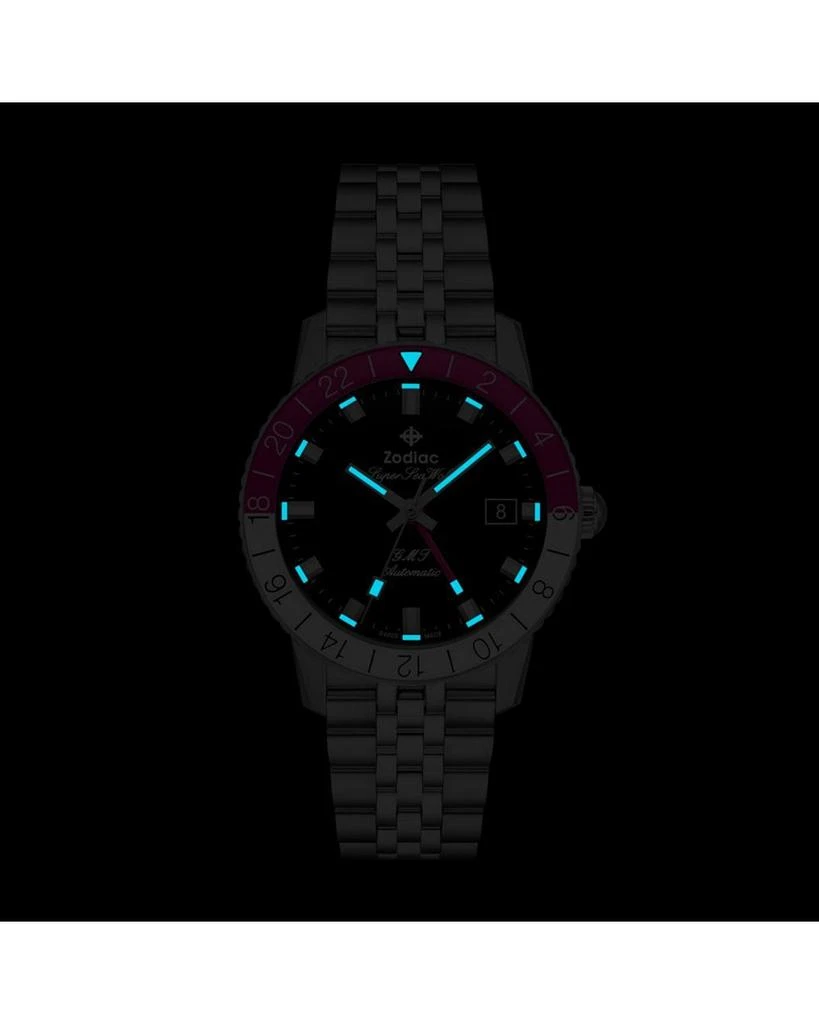 ZODIAC GMT Automatic Stainless Steel Watch, 37mm 2