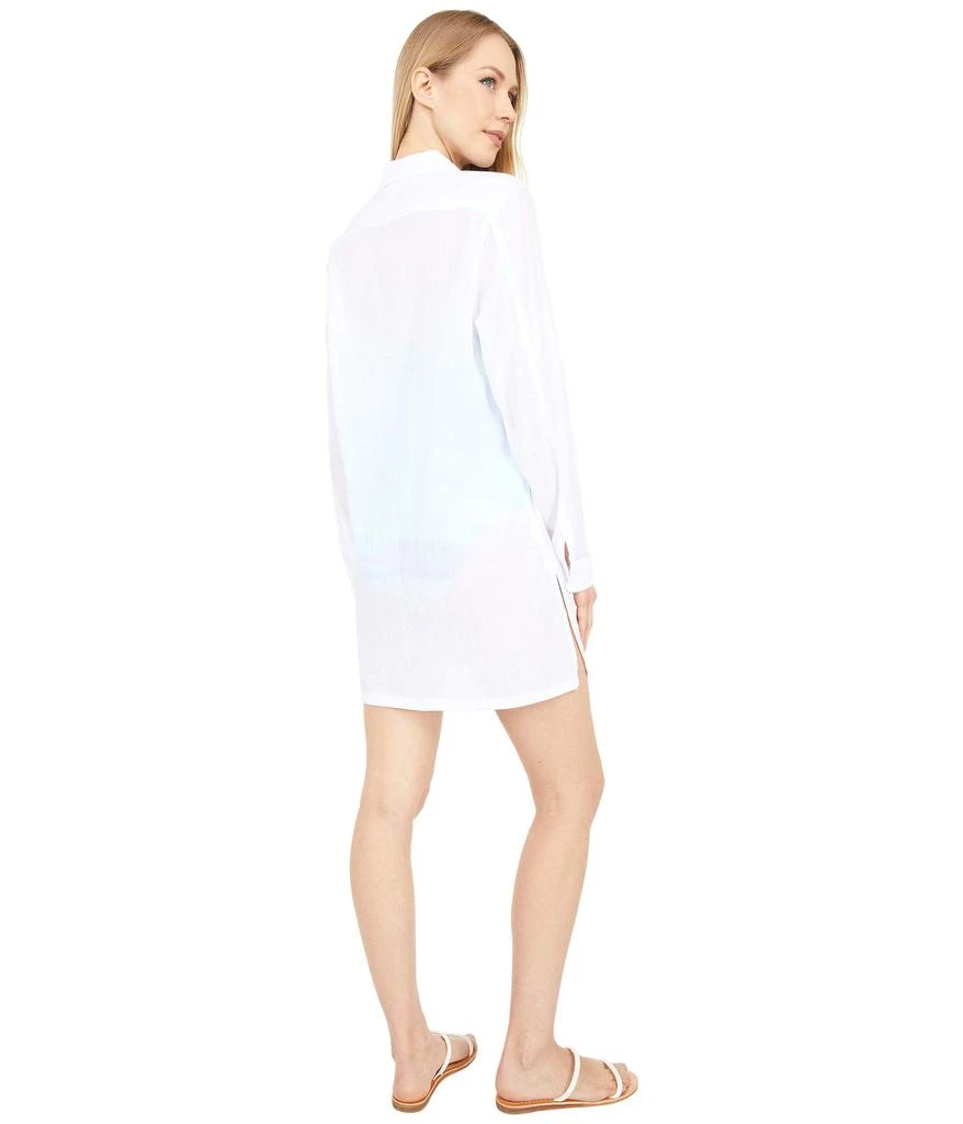 La Blanca Island Fare Camp Shirt Cover-Up 3