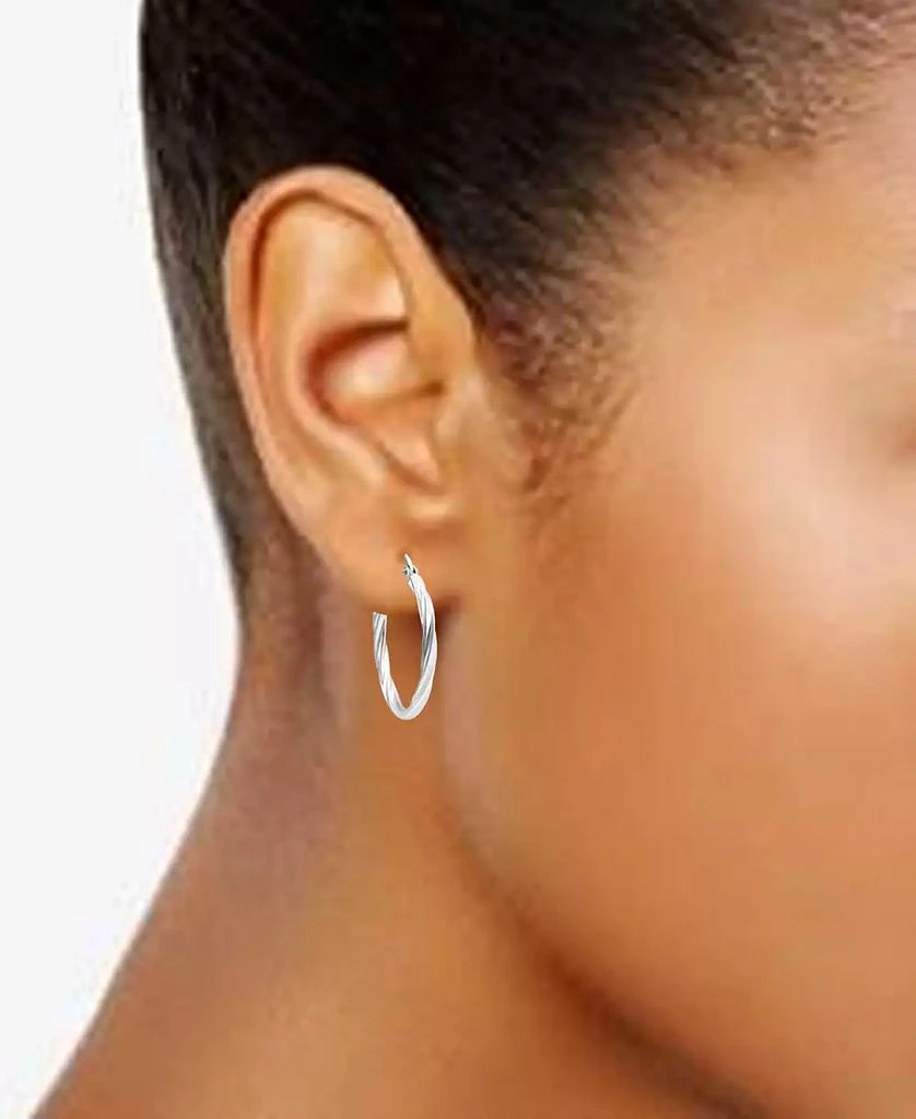 Giani Bernini Twist Hoop Earrings in Sterling Silver, Created for Macy's 2