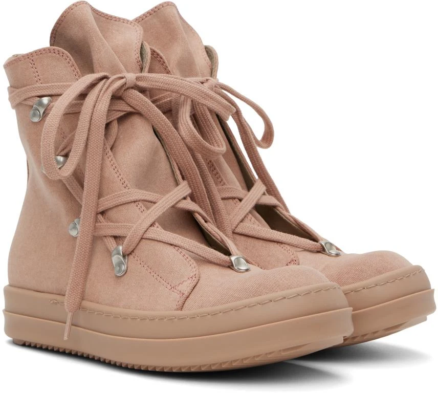Rick Owens Pink Hexa Sneaks Sneakers 4