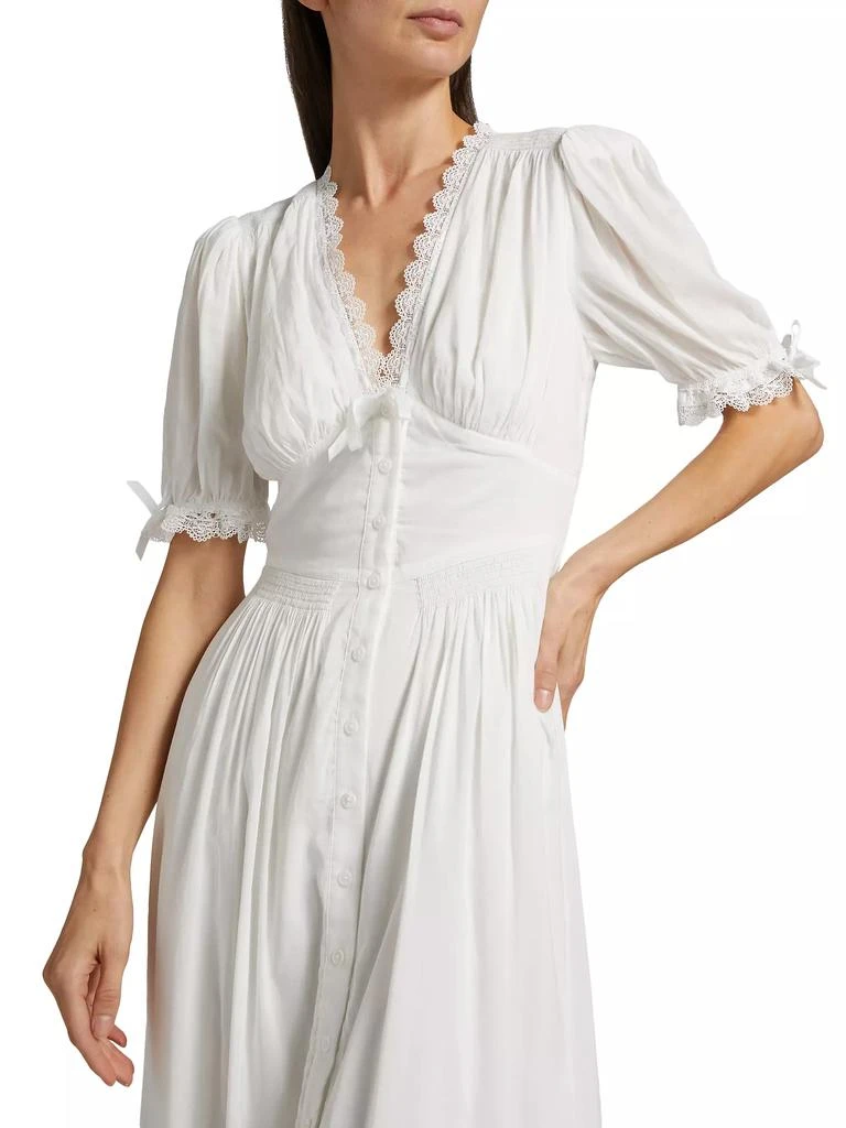 Reformation Ketra Cotton Voile Midi-Dress 6