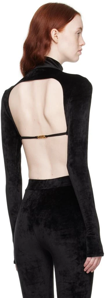 GCDS Black Cropped Turtleneck 3