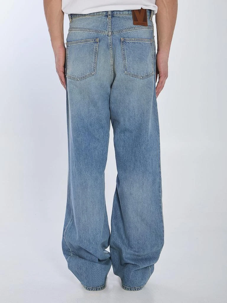 Valentino LIGHT BLUE JEANS WITH WASHED EFFECT 4